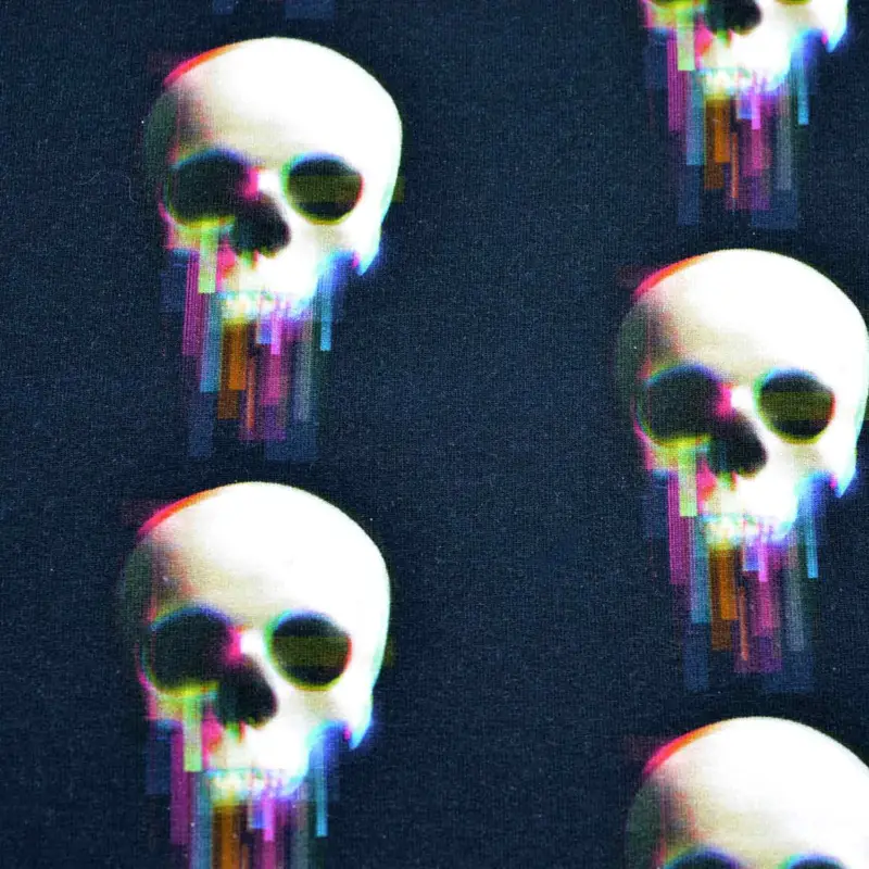 French Terry "Totenkopf" - SBS10073 Online Kaufen